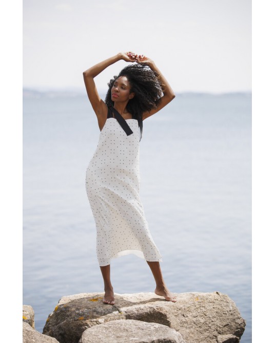 Vestido lunares con lazos In Perfecta