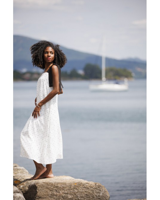 Vestido lunares con lazos In Perfecta