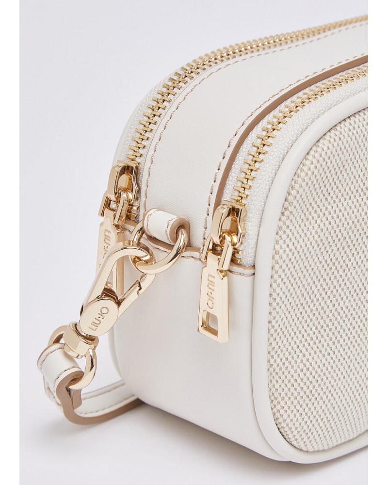 Bandolera pequeña con logotipo Liujo