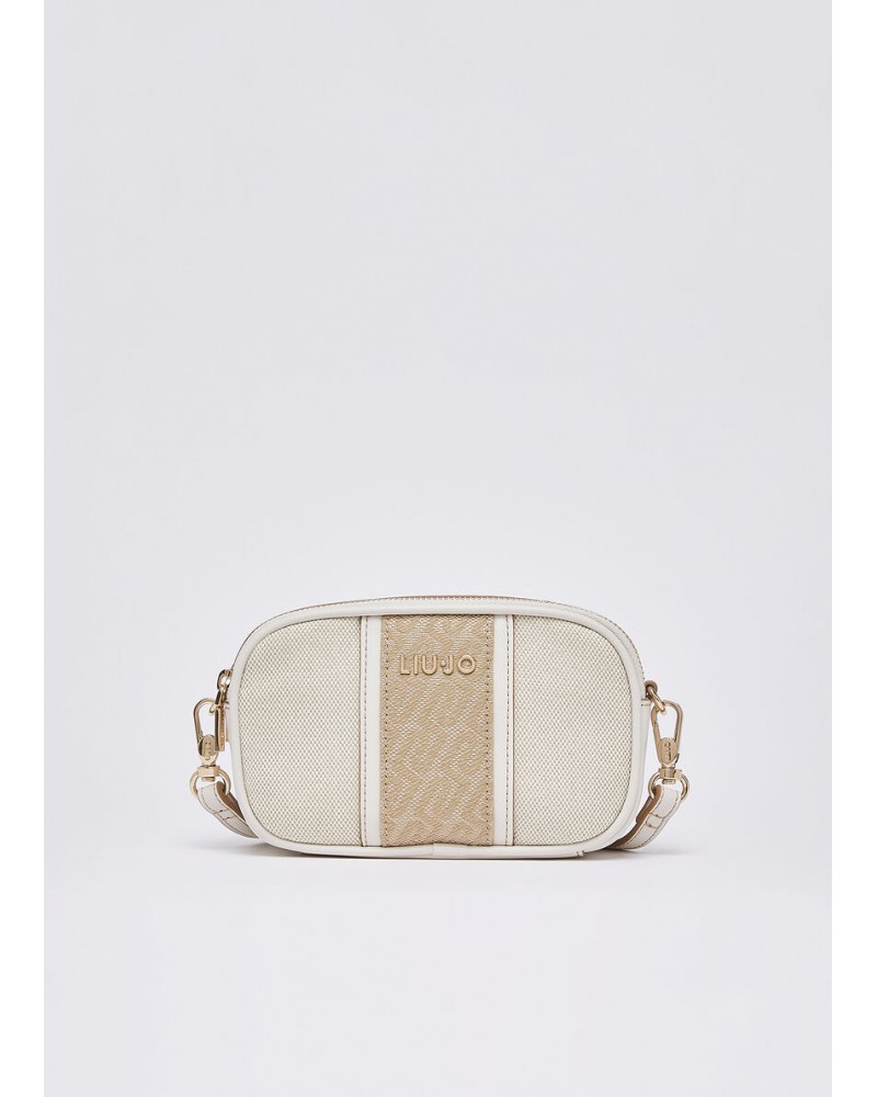Bandolera pequeña con logotipo Liujo