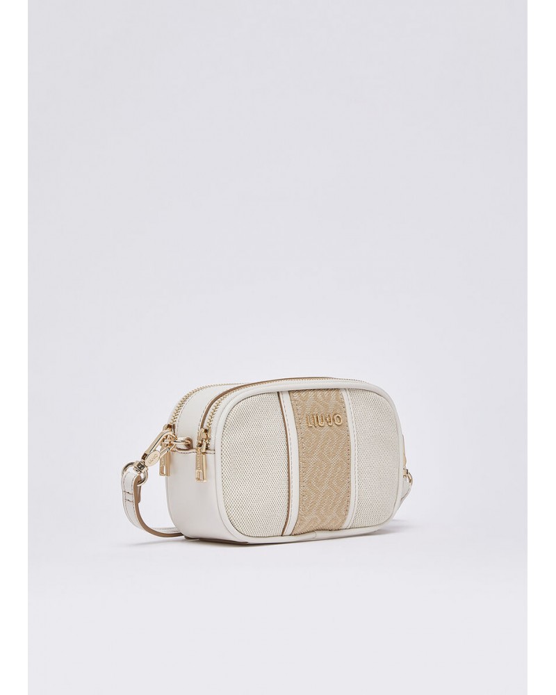 Bandolera pequeña con logotipo Liujo