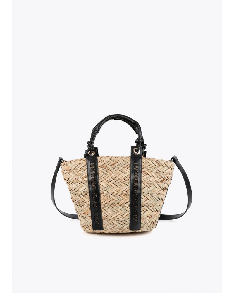 Capazo mini asa logo Lola Casademunt