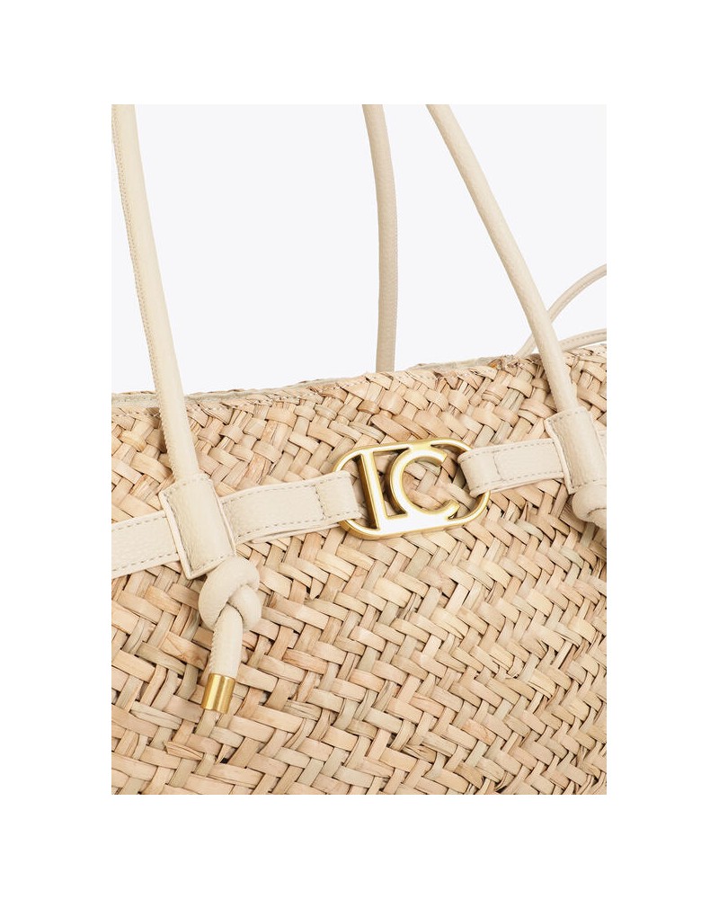 Capazo detalles efecto piel Lola Casademunt