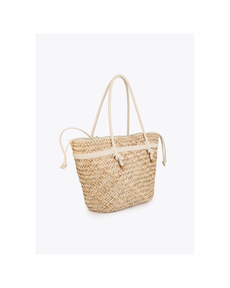 Capazo detalles efecto piel Lola Casademunt