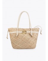 Capazo detalles efecto piel Lola Casademunt