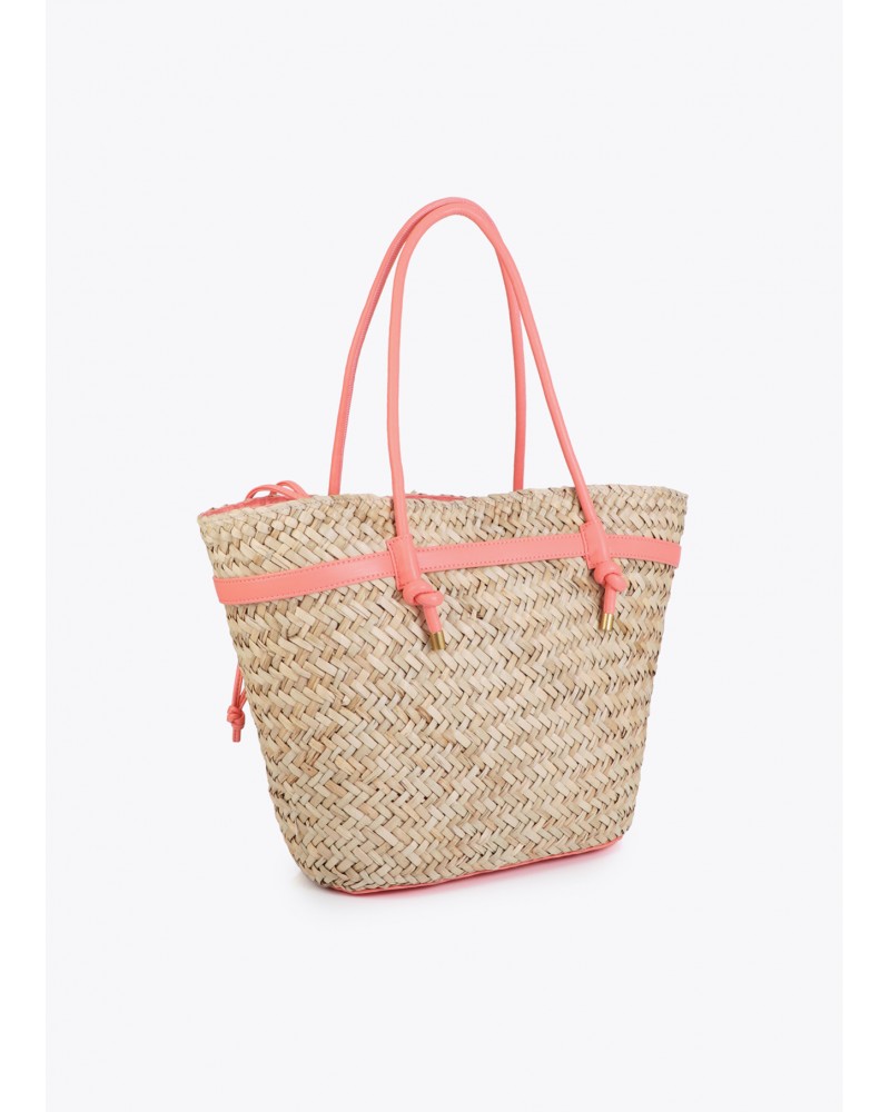 Capazo detalles efecto piel Lola Casademunt