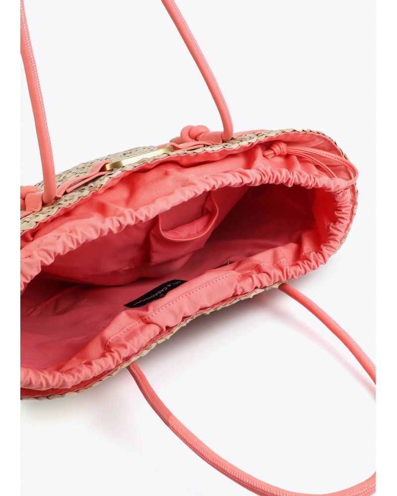 Capazo detalles efecto piel Lola Casademunt