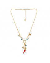 Collar Cornicello Fortuna acero Anartxty