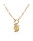 Collar concha acero Anartxty