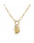 Collar concha acero Anartxty