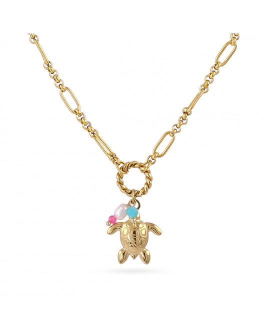Collar tortuga acero Anartxty