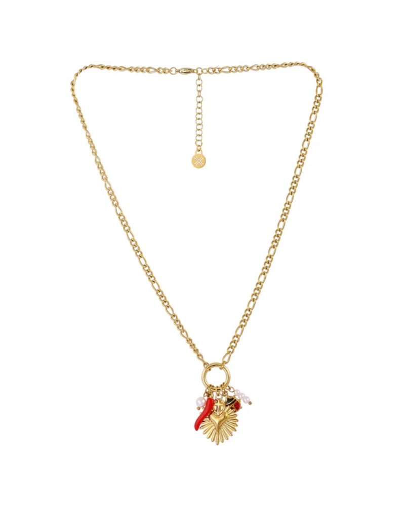 Collar corazòn acero Anartxty