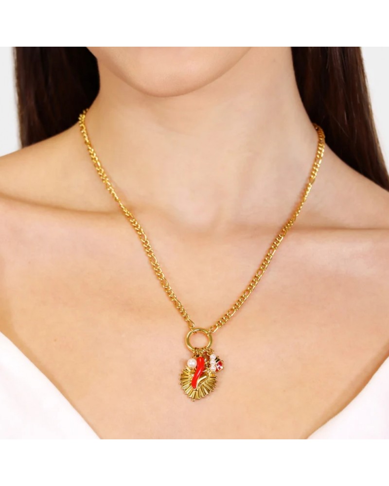 Collar corazòn acero Anartxty