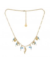 Collar charms amuletos acero Anartxty