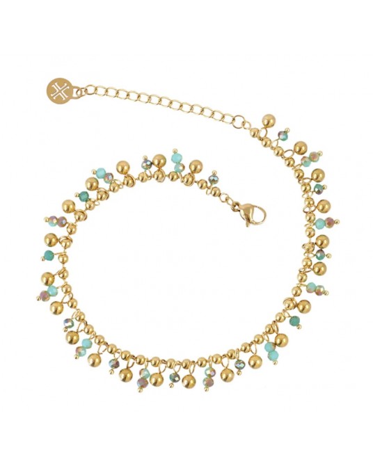 Tobillera bolitas acero Anartxy