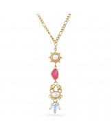 Collar cangrejo perlas acero Anartxty