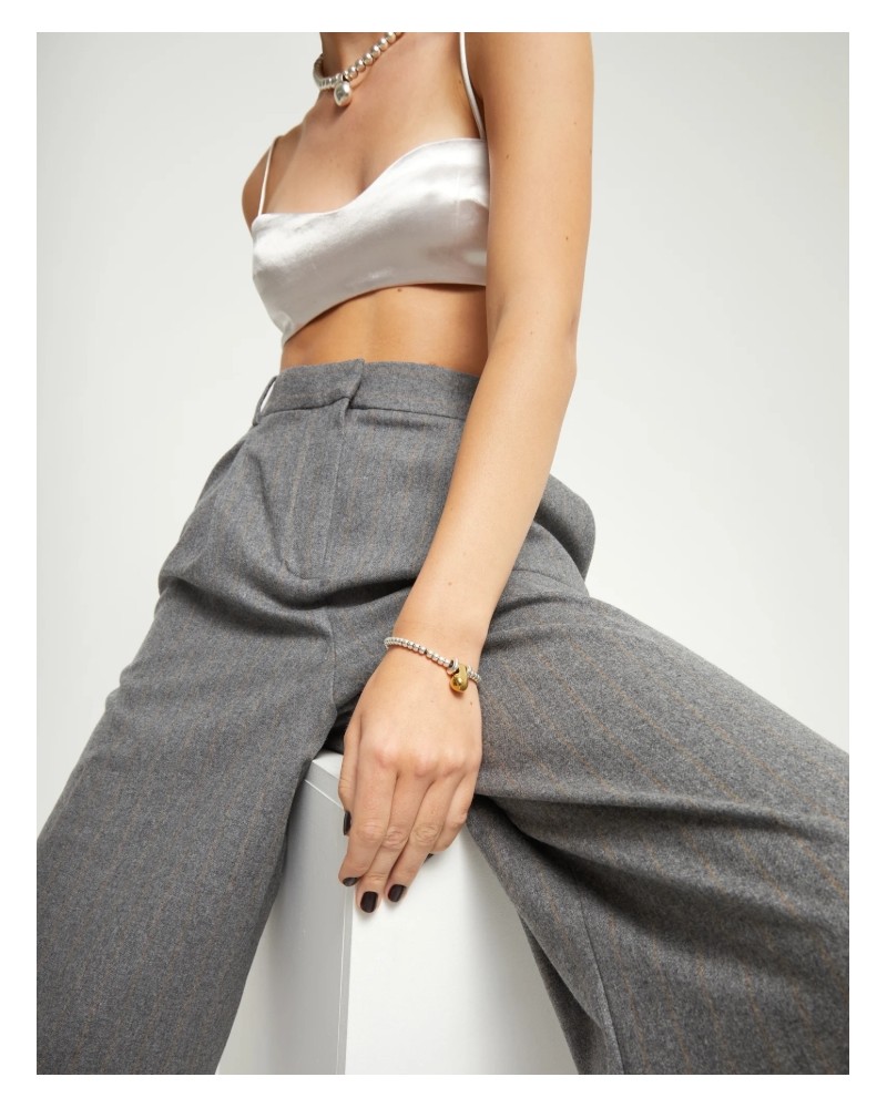 Pulsera esferas combi baño oro y plata UNOde50