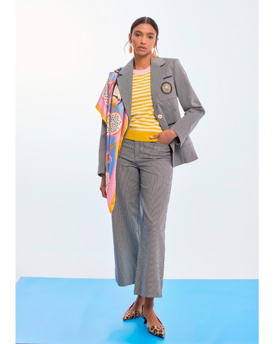 Americana rayas entallada Lola Casademunt