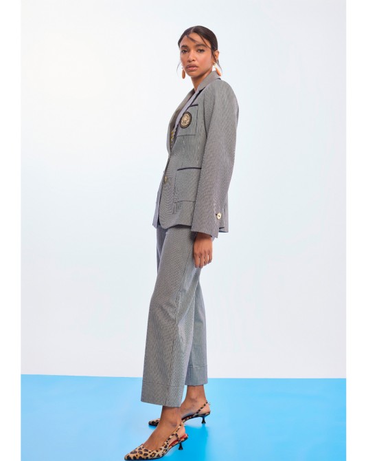 Americana rayas entallada Lola Casademunt