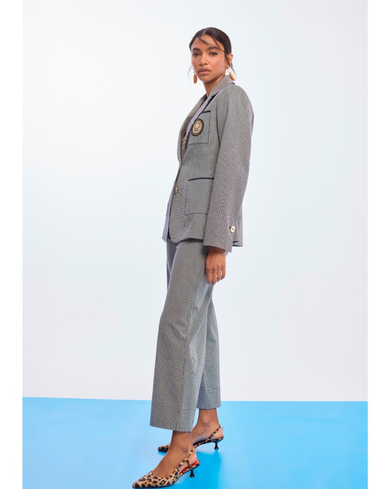 Americana rayas entallada Lola Casademunt