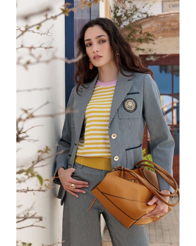 Americana rayas entallada Lola Casademunt