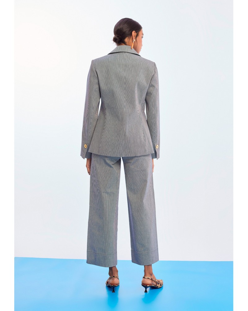 Americana rayas entallada Lola Casademunt