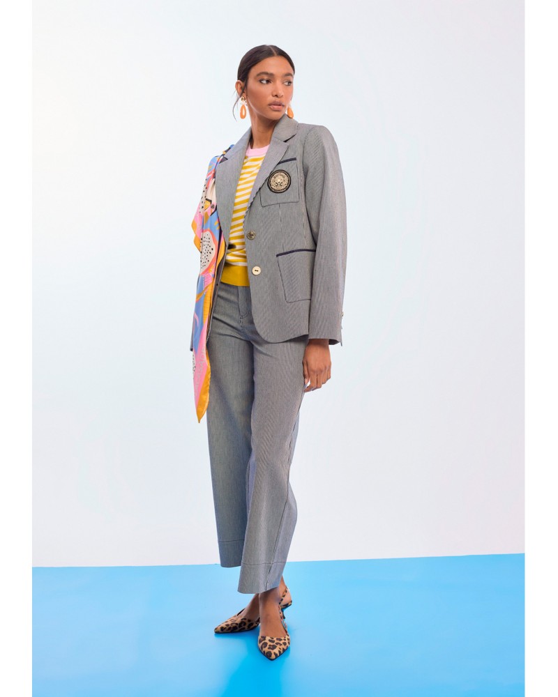 Americana rayas entallada Lola Casademunt