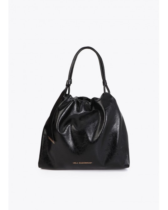 Shopper detalle lazo negro Lola Casademunt