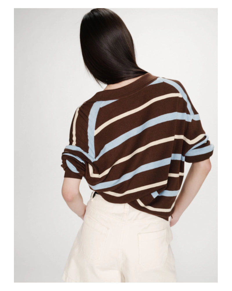 Jersey tipo polo rayas Grace and Mila