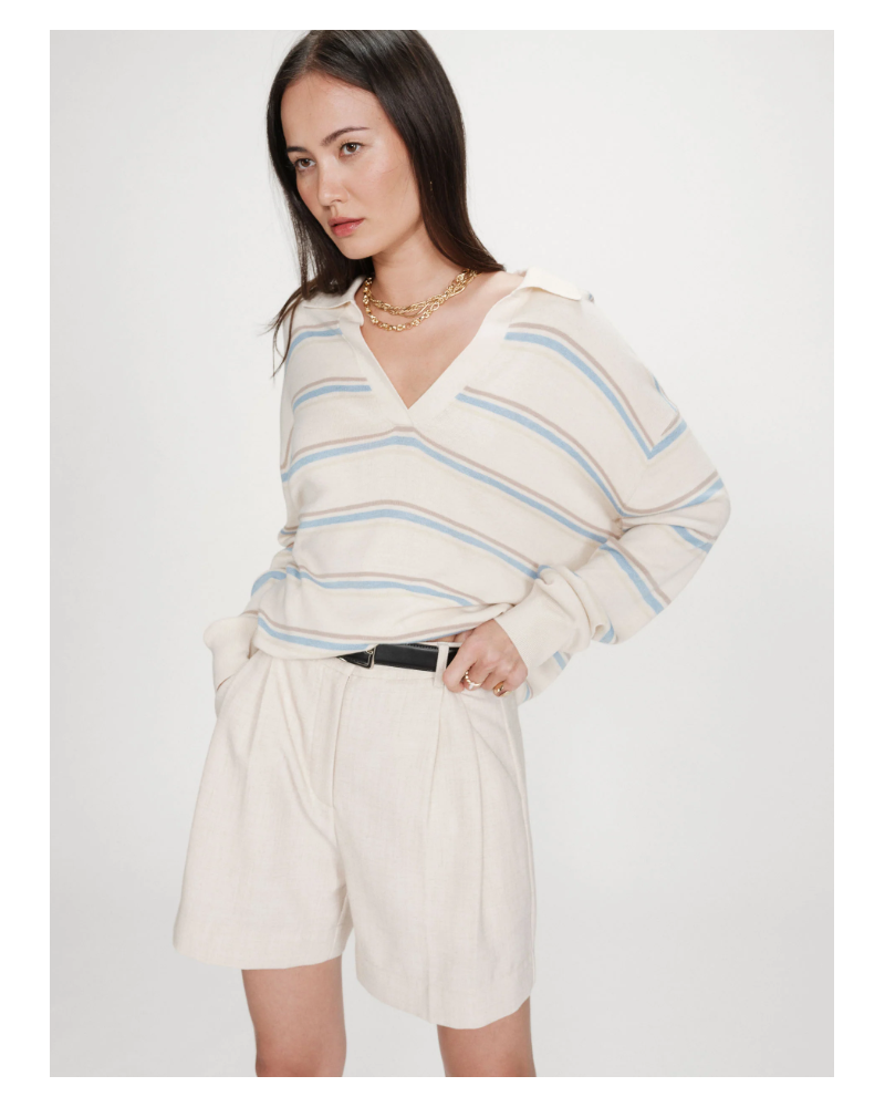 Jersey tipo polo rayas Grace and Mila