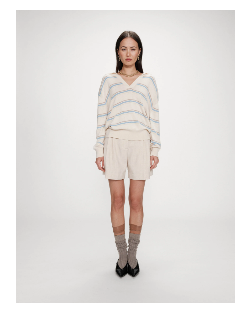 Jersey tipo polo rayas Grace and Mila