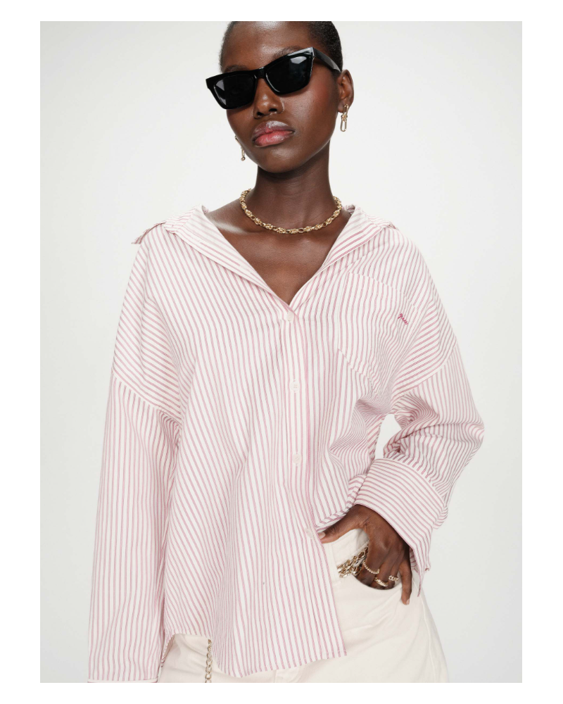 Camisa de rayas Peonìa oversize Grace and Mila