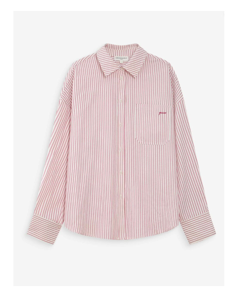 Camisa de rayas Peonìa oversize Grace and Mila