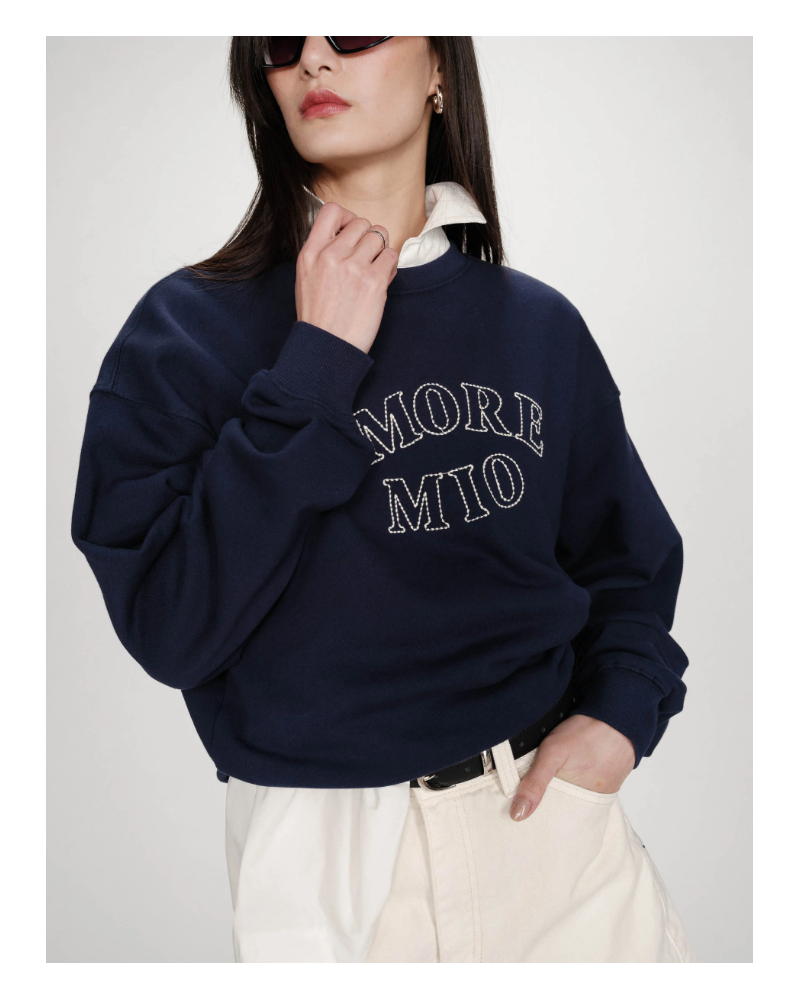 Sudadera Amore Mìo azul marino Grace and Mila