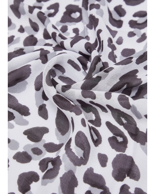 Pañuelo animal print azul Liujo