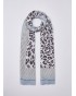 Pañuelo animal print azul Liujo