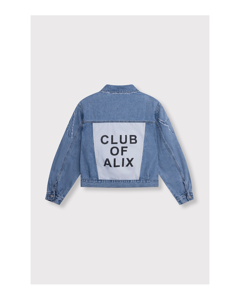 Chaqueta vaquera con parches Alix The Label