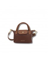 Bolso piel grabada con solapa Martina K