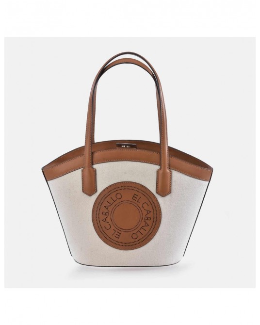 Bolso de mano canvas El Caballo