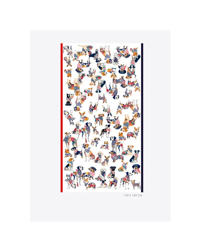 Pañuelo estampado perros Vilagallo