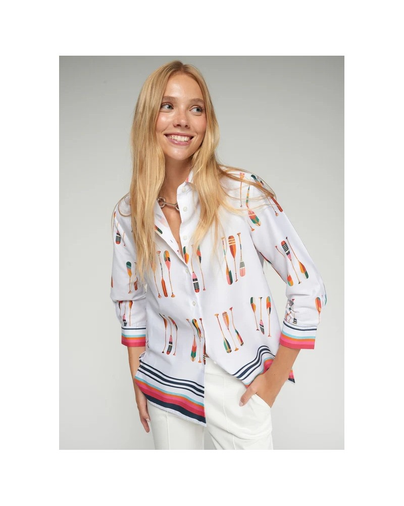 Camisa estampada remos Vilagallo