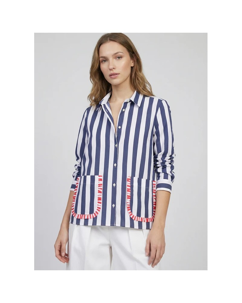 Camisa rayas bolsillos Vilagallo