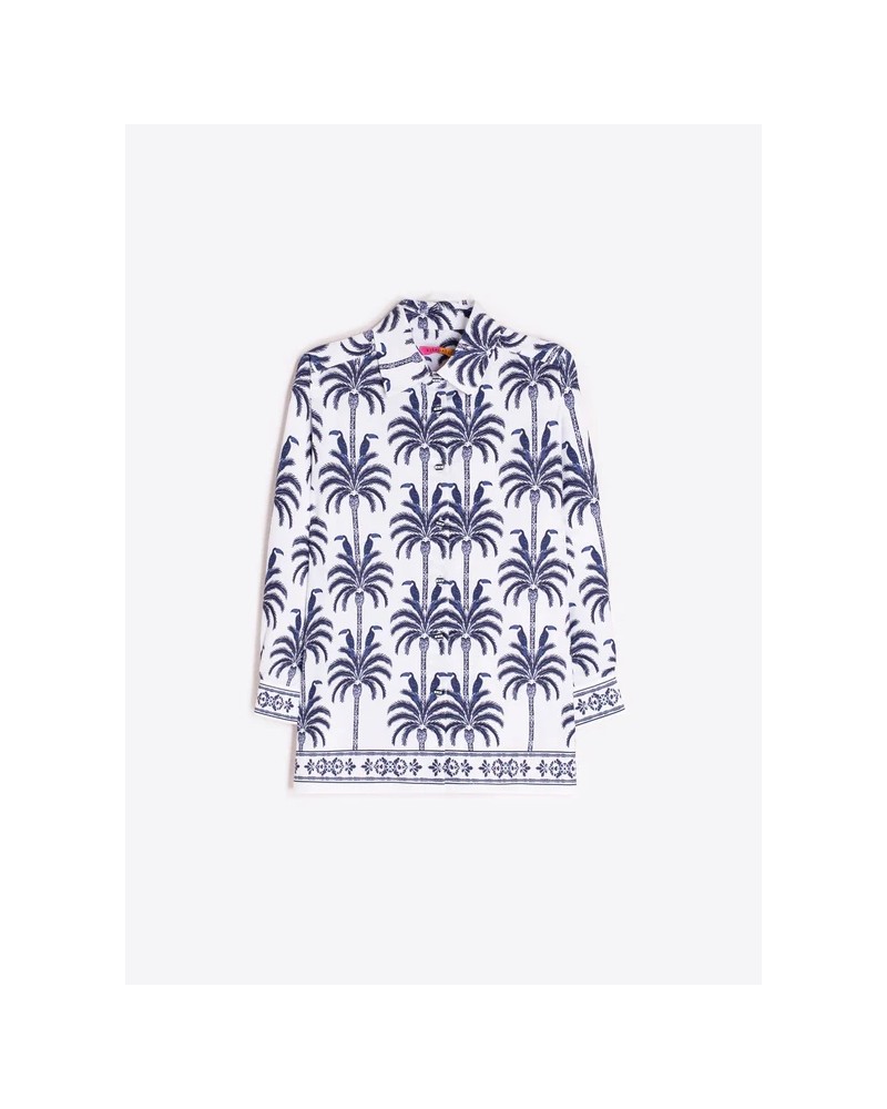 Camisa estampado palmeras Vilagallo