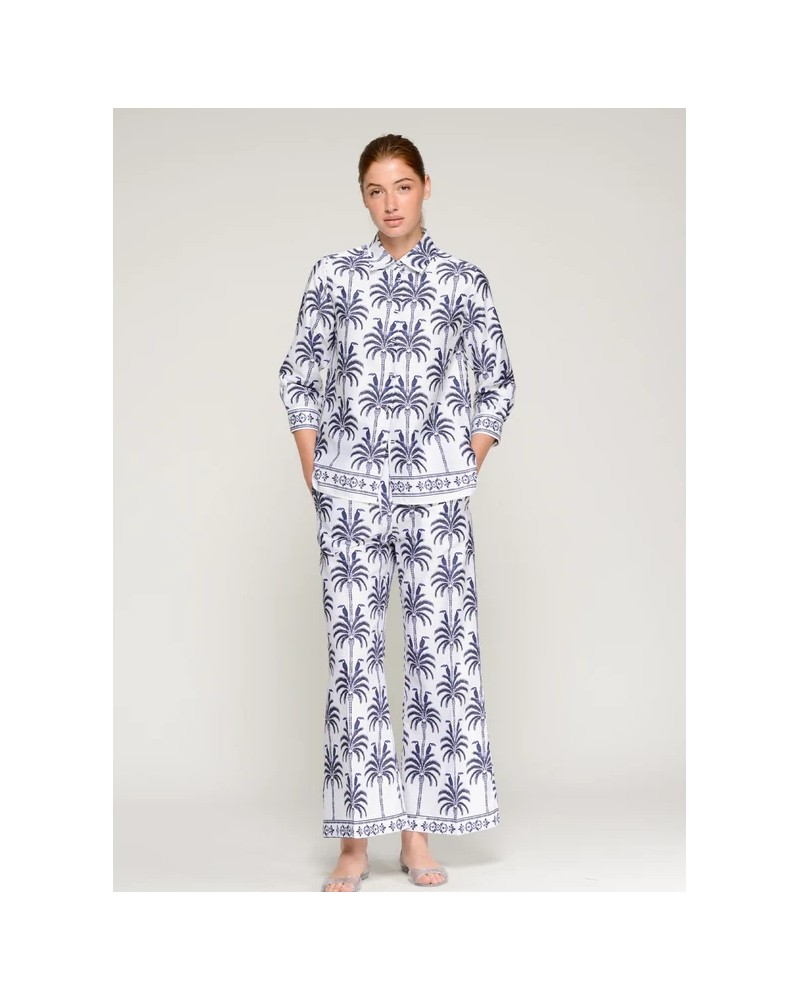Camisa estampado palmeras Vilagallo