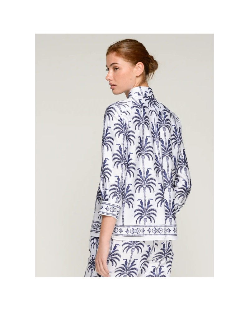 Camisa estampado palmeras Vilagallo