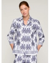 Camisa estampado palmeras Vilagallo
