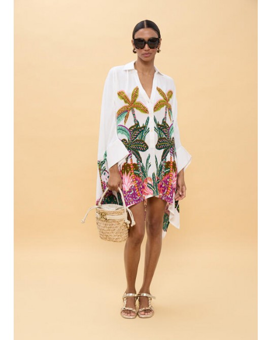 Camisa oversize estampado palmeras Lola Casademunt