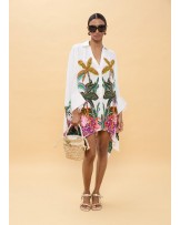 Camisa oversize estampado palmeras Lola Casademunt