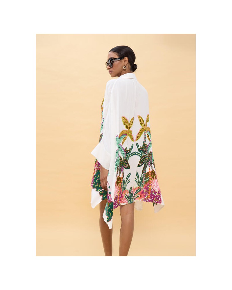 Camisa oversize estampado palmeras Lola Casademunt