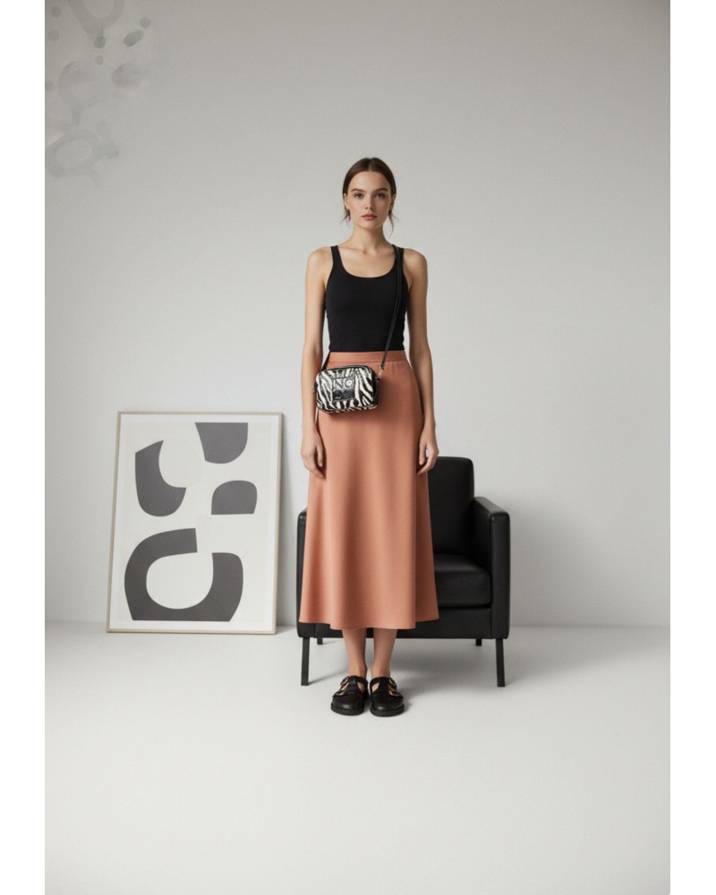 Bolso bandolera cebra piel vegana Noco